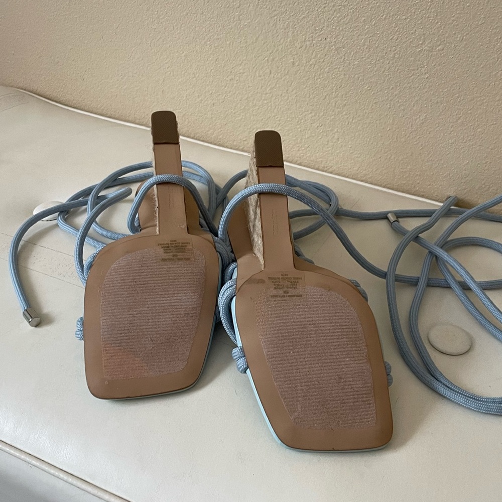 Steve Madden lace up sandals wedges - Picture 3 of 3